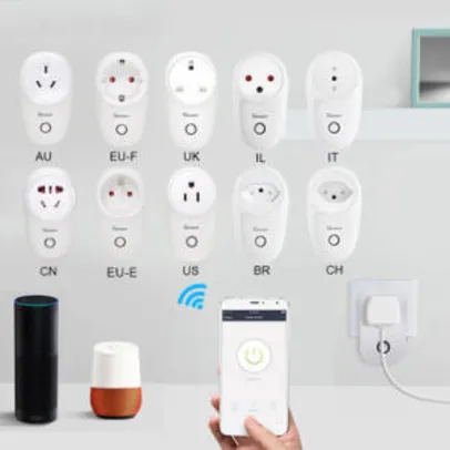 Tomada inteligente SONOFF S26 10A, AC90V-250V