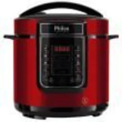 Panela Elétrica de Pressão Philco PPPV Digital 6 Litros Inox Red – Vermelho por R$ 234