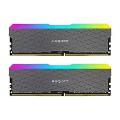 Houshome Asgard RGB RAM DDR4 Desktop Memory 3200MHz Frequency Support XMP2.0 Overclocking automático para desktops Cinza 16GB (8GB * 2)