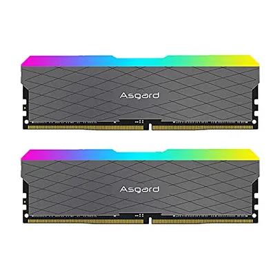 Houshome Asgard RGB RAM DDR4 Desktop Memory 3200MHz Frequency Support XMP2.0 Overclocking automático para desktops Cinza 16GB (8GB * 2)