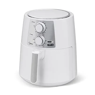 Fritadeira Air Fryer Sem Óleo, Midea, Branca 3,5L 127V