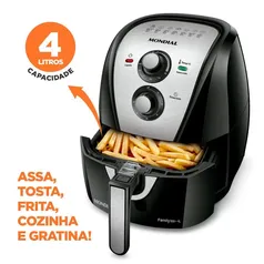 Fritadeira Air Fryer Mondial Afn 40 Bi 127v Preta 60hz