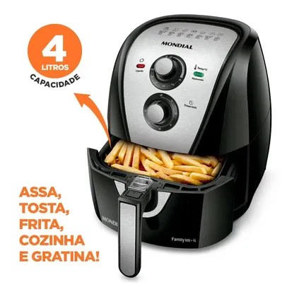 Fritadeira Air Fryer Mondial Afn 40 Bi 127v Preta 60hz