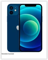 [Prime] iPhone 12 Apple (128GB) Azul, Tela de 6,1", 5G e Câmera Dupla de 12 MP