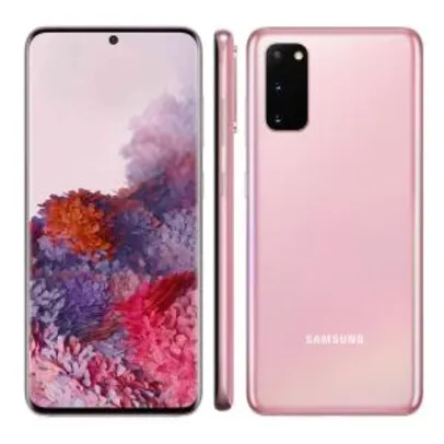 Smartphone Samsung Galaxy S20 - Cloud Pink R$3343 [R$3093 Cashback]