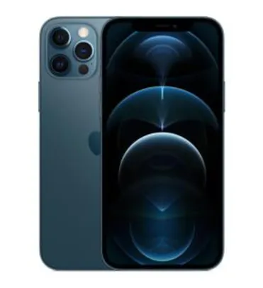 iPhone 12 Pro Apple 256GB Azul-Pacífico Tela de 6,1” R$7439