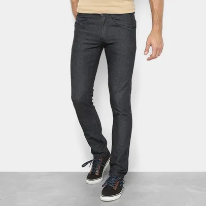 Calça Jeans Preston Tradicional Masculina - Preto | R$34