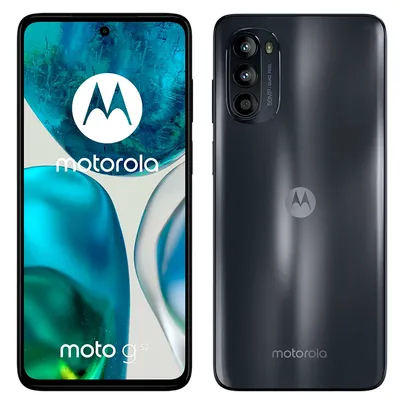 Smartphone Motorola Moto G52, 128GB, Preto, 4G, Tela 6,6&quot; AMOLED 90Hz, Câmera Tripla 50MP, Selfie 16MP, Android