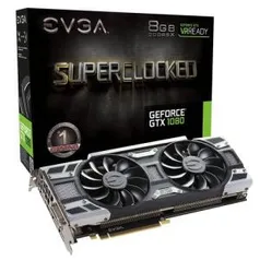 Placa De Video Gtx1080 Evga 8gb Ddr5x Acx Sc 5186-k - R$2111