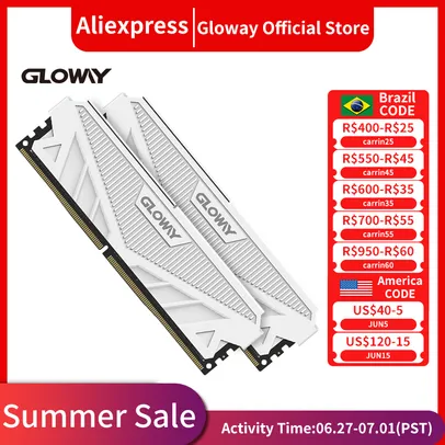 Memória RAM DDR5 Gloway 4800mhz 16gb (2x8gb)