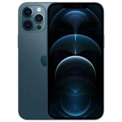 iPhone 12 Pro Max Apple 128GB Azul-Pacífico Tela de 6,7” | R$8.199