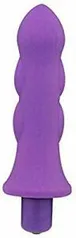 VIBRADOR EM SILICONE 7 VIBRAÇOES A PROVA DAGUA - ROXO