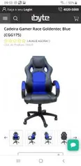 Cadeira Gamer Race Goldentec Blue (CGG175)