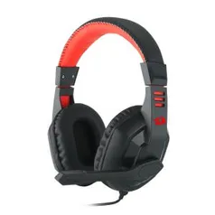 Headset Redragon Ares H120 Estéreo preto e vermelho | R$69