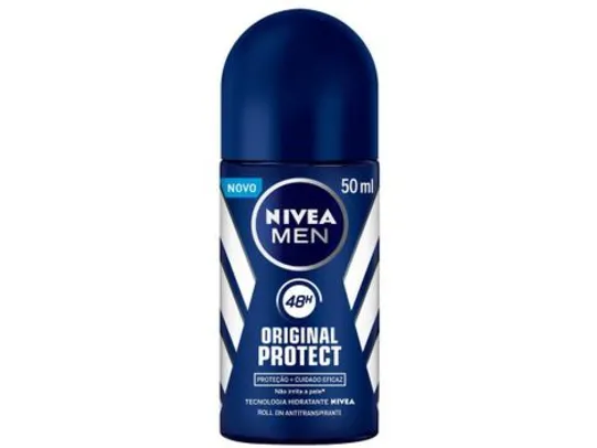 [APP - LEVE 6 PAGUE 3] Desodorante Antitranspirante Roll On Nivea (diversos) | R$4