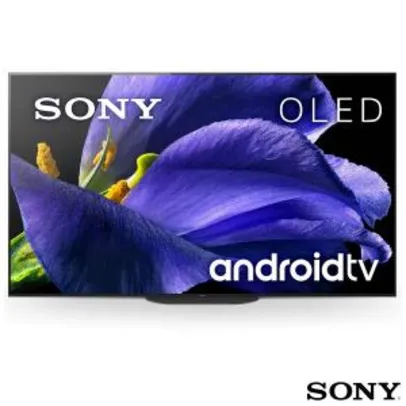Android TV 4K UHD 65" OLED Sony XBR-65A9G | R$9.999