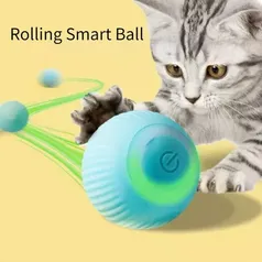 [Contas Novas R$ 5] Bola de Rolamento Interativa para Gatos Automática 