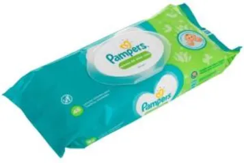 [R$2 de volta] Lenço Umedecido Pampers - 48 unidades | R$9