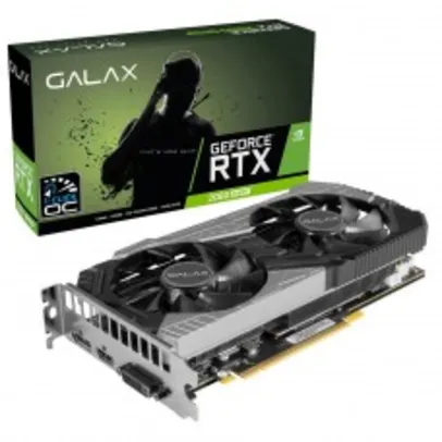 Placa de Vídeo Galax NVIDIA GeForce RTX 2060 Super V2, 1-Click OC, 8GB, GDDR6, 256Bit, 26ISL6HP68LD