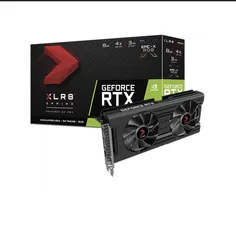 Placa de Vídeo PNY NVIDIA GeForce RTX 3050 XLR8 Gaming REVEL EPIC-X RGB Dual Fan Edition, 8GB, GDDR6