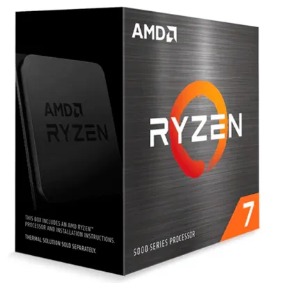 Processador AMD Ryzen 7 5800X, 3.8GHz (4.7GHz Max Turbo), Cache 36MB, Octa Core, 16 Threads, AM4 - 1