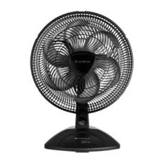 Ventilador de Mesa Cadence Eros Supreme VTR461 40cm 6 Pás 3 Velocidades Preto e Prata - R$89