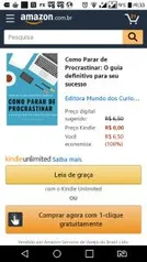 Ebook grátis : Como parar de Procrastinar