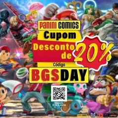 Cupom de 20% OFF na Loja Panini