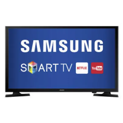 Smart TV LED 43" Samsung UN43J5200 Full HD 2 HDMI 1 USB por R$ 1599