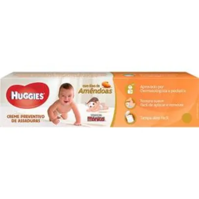 (Primeira Compra)Creme Preventino De Assaduras Huggies Com Óleo De Amêndoas - 80g