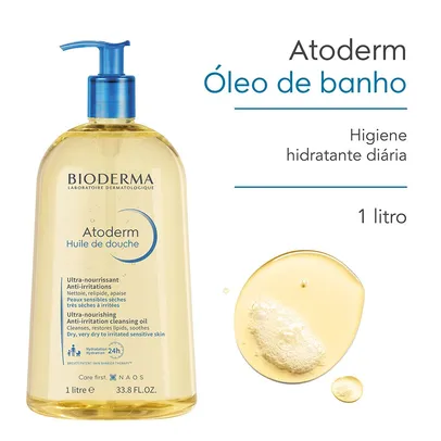 Bioderma Atoderm Huile De Douche 1l - Pague Menos | Medicamentos e Manipulação