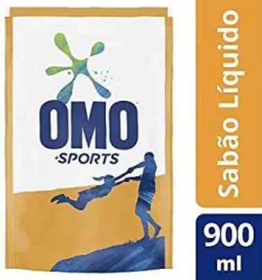 Sabão Líquido Omo Sports Refil 900 Ml, OMO