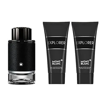 Kit Perfume Montblanc Explorer EDP 100ml + As 100ml + Sg 100ml