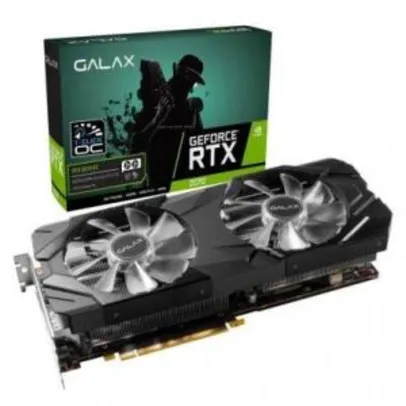 Placa de Vídeo Galax GeForce RTX 2070 EX OC Edition 8GB 27NSL6MPX2VE | R$2279