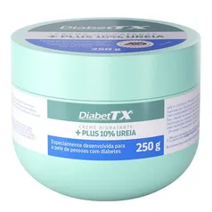 Creme Hidratante Plus DiabetTX 10% Uréia Alivia o Ressecamentextremo e Aspereza Intensa 250g