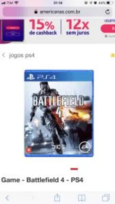 [PRIMEIRA COMPRA] Battlefield 4 - PS4 por 22,19 FRETE GRÁTIS PRIME