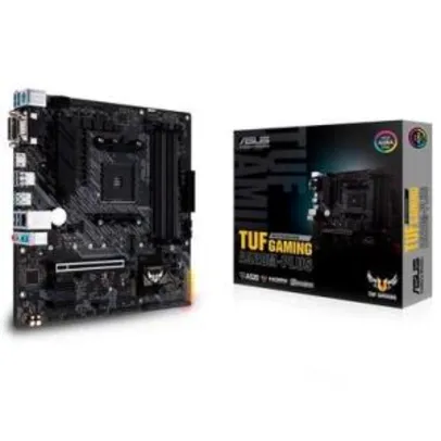 Placa-Mãe Asus TUF Gaming A520M-Plus, AMD AM4, mATX, DDR4 R$570