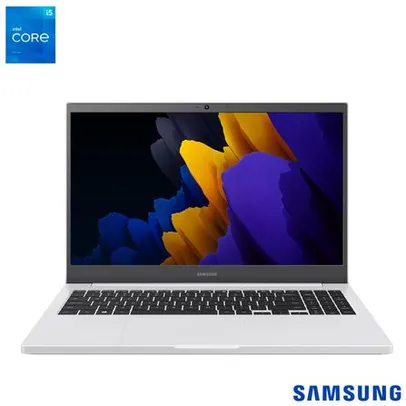 Notebook Samsung, Intel Core i5-1135G7, 8GB, 256GB SSD, 15,6", GeForce MX450, Branco NP550XDA-XH1BR