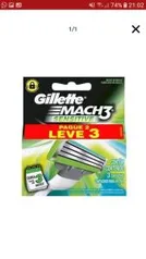 Carga Gillette Mach 3 Sensitive LEVE 3 PAGUE2 | R$16