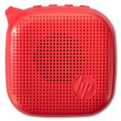 Caixa de Som Bluetooth HP, 3W RMS, Entrada USB, Alcance 10m, Resistente a água, Vermelho - S300 Por R$ 42,90