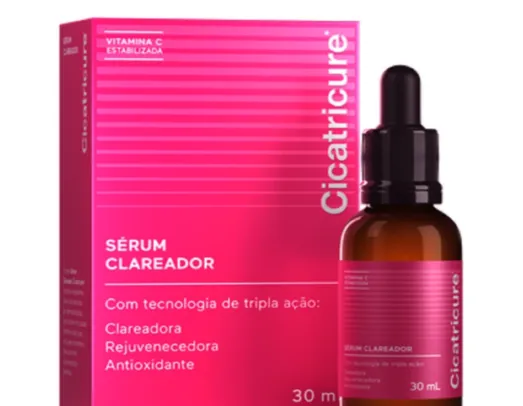 Cicatricure sérum 30mL com vitamina C ácido gálico hialurônico