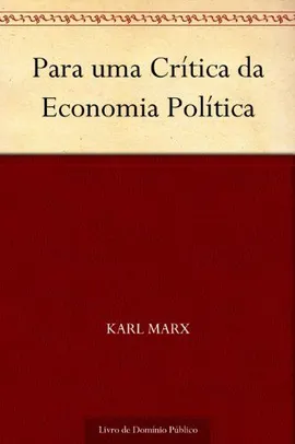 Ebook: Para uma crítica da economia política