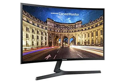 Foto do produto Samsung Business Série Cf390 27 Polegadas Fhd 1920X1080 Monitor De Desktop Curvado Para Negócios, HDMI, Vga, Vesa Montável, TAA (C27F390Fhn), Preto