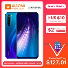 [AliExpress] Xiaomi Redmi Note 8 - Azul - 4Gb - 64gb - R$668