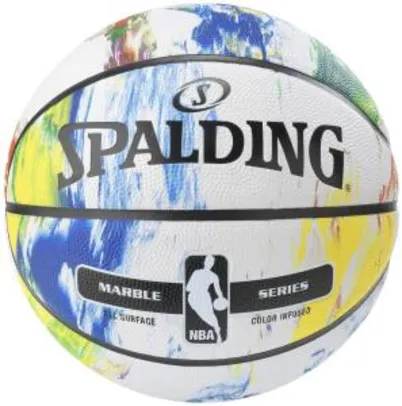 [PRIME] Bola de Basquete Nba Spalding Marble Series Rainbow Tam 7 | R$119