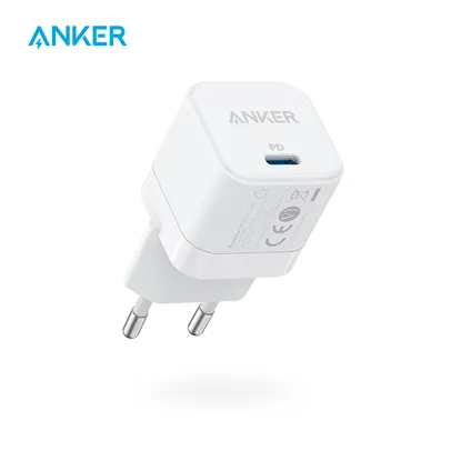 Carregador de usb c rápido de anker 20w com plugue dobrável iphone 12/12 mini/12 