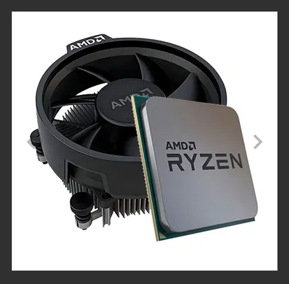 Processador AMD Ryzen 3 4100, 4-Core, 8-Threads, 3.8GHz 4.0 TURBO AM4