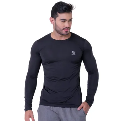 Camiseta Térmica Proteção UV 50+ Camisa Termica Manga longa Segunda Pele LJ Camisa UV Masculina