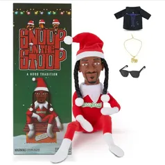 [Taxa inclusa] Boneco de Natal Snoop Dogg com Acessórios