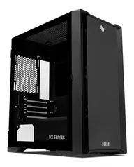 Gabinete Gamer Pichau Hx550 B Com 3 Fans Vidro Temperado 